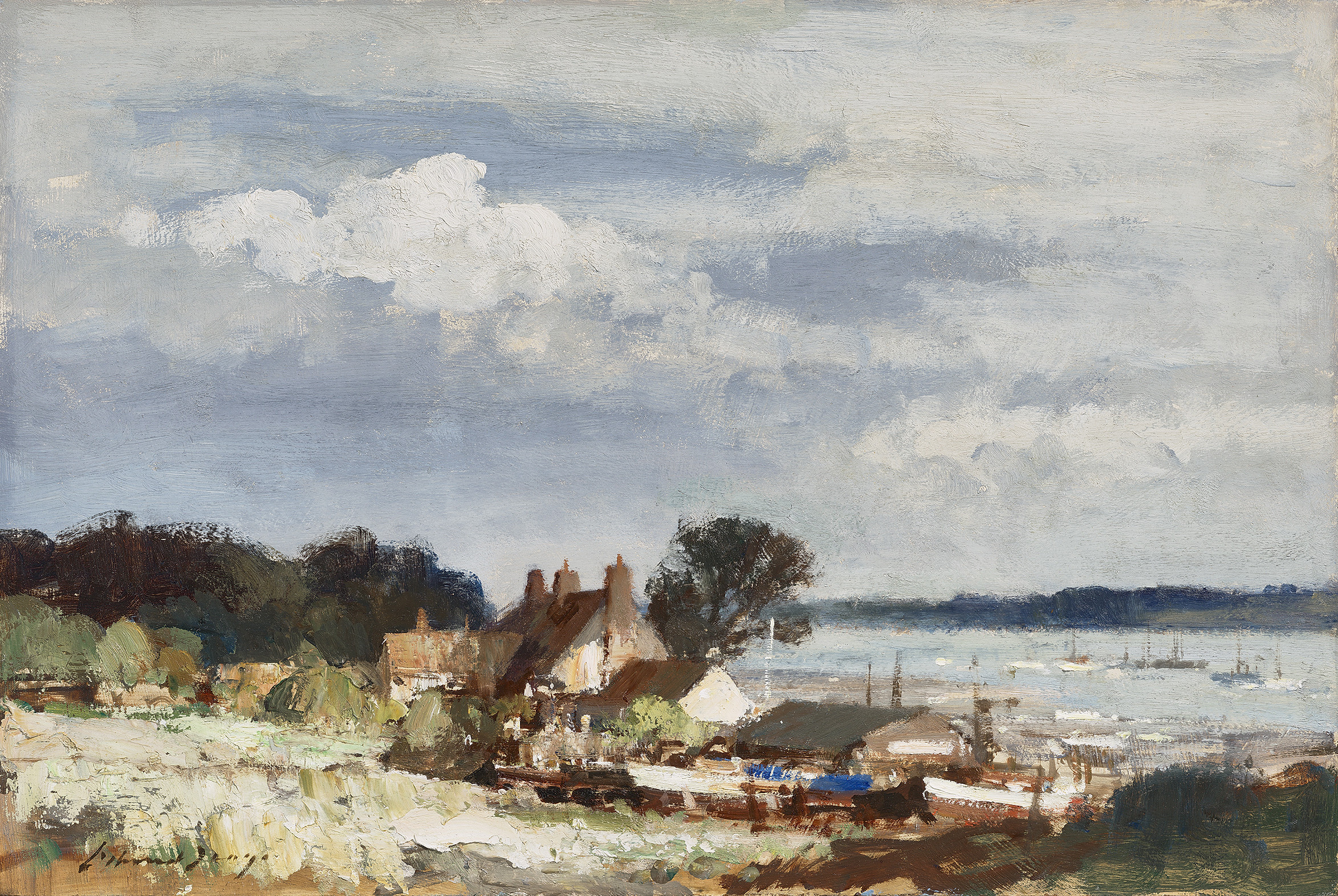 A Boat Yard on the Orwell